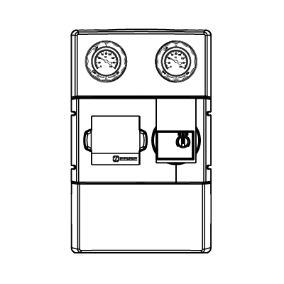 6100 02 00 GDA111Насосные группы » Esbe серии GDA100  - Вид №1