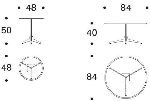 Saba Italia Круглый мраморный журнальный столик с подставкой 3 звезды Hexa sun-id-1407893 - Вид №6