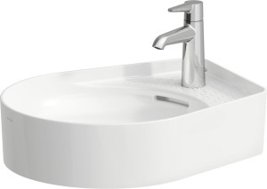 H8122814001111 Раковина-чаша, с полочкой и местом для смесителя LAUFEN PRO