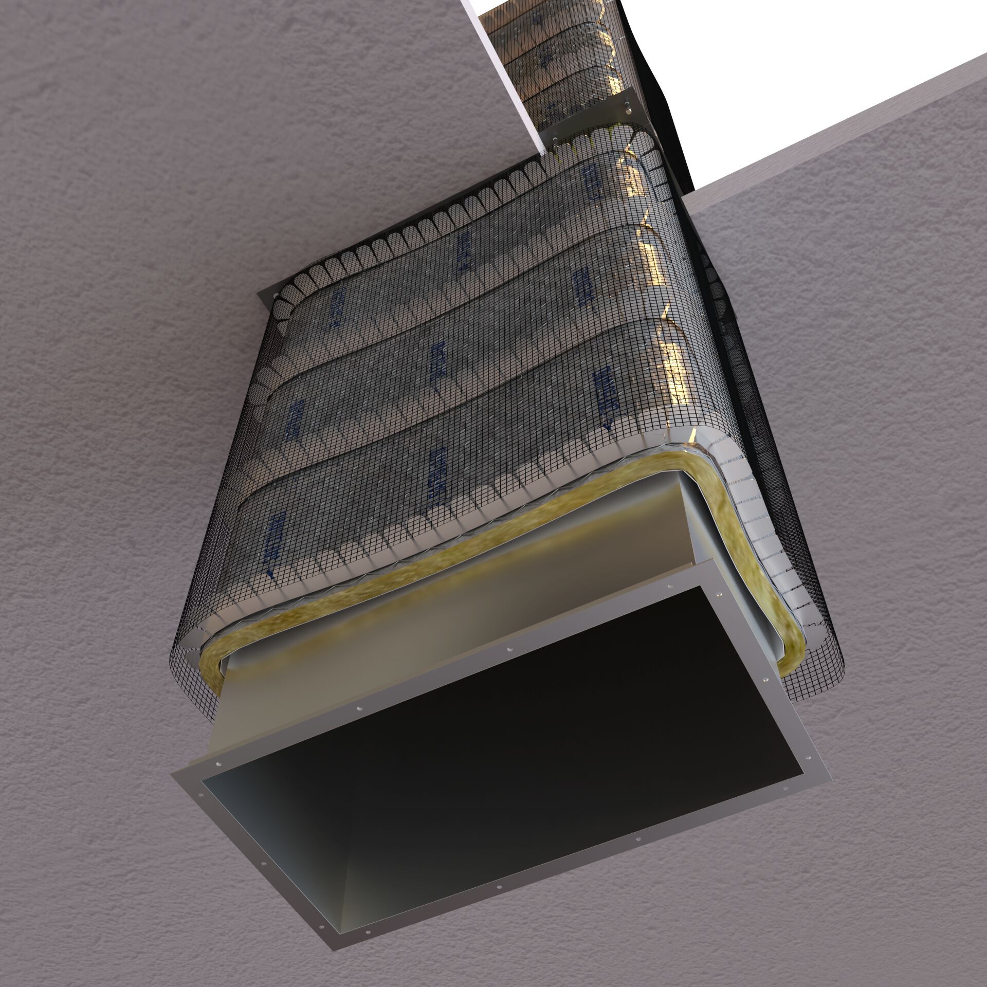 Гибкая система противопожарной защиты металлических воздуховодов AF SYSTEMS AF SAFEGUARD ARCH-00073618 - Вид №2