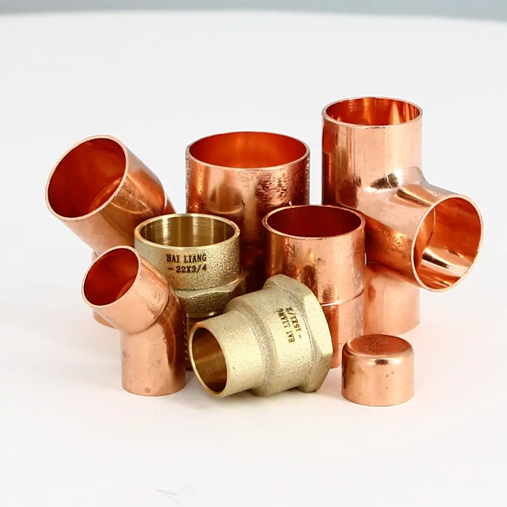 Муфта переходная Hailiang ø3/4"x28 мм наружная резьба медь 88673103 STLM-2142159  - Вид №1