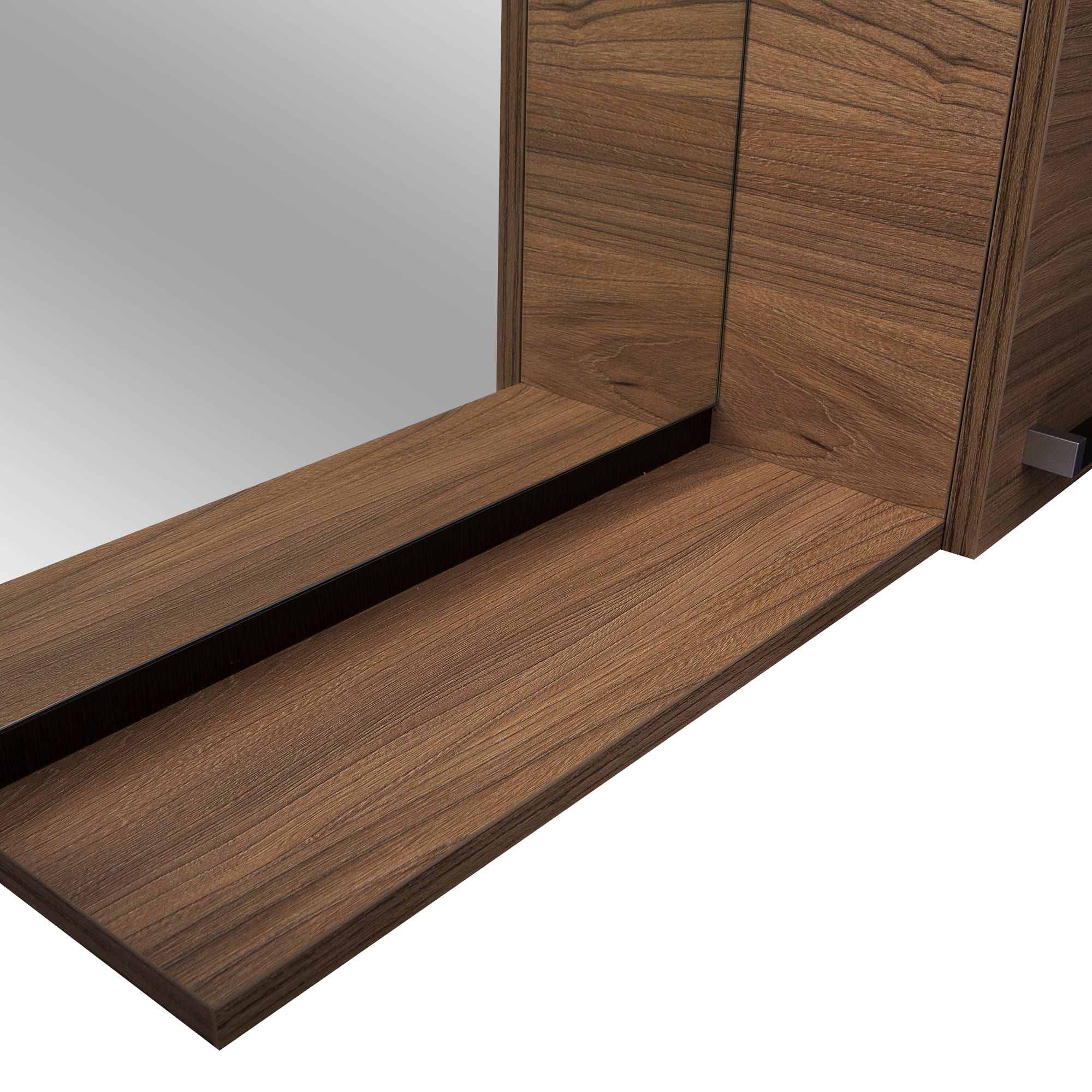 82034803 Шкаф зеркальный «» 60 см, цвет швейцарский вяз Торонто Santreyd  - Вид №4