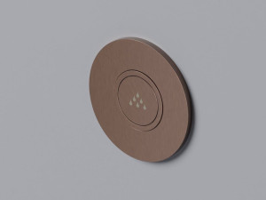 Металлический встраиваемый однорычажный смеситель для душа