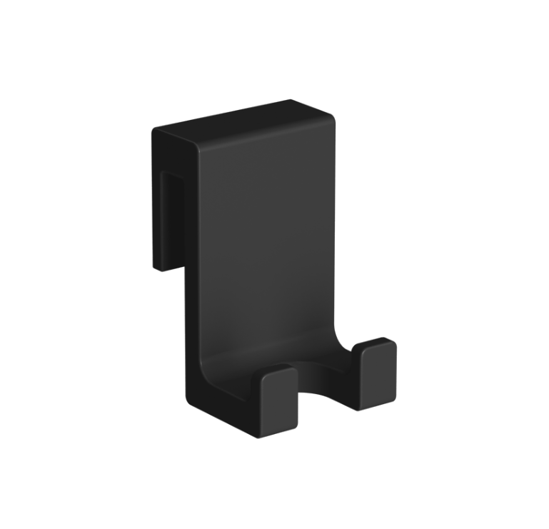 74183-00-02 Крючок для водосгона ACCESSORIES подвесной на ограждение цвет черный матовый LANGBERGER Accessories, BLACK EDITION - Вид №1