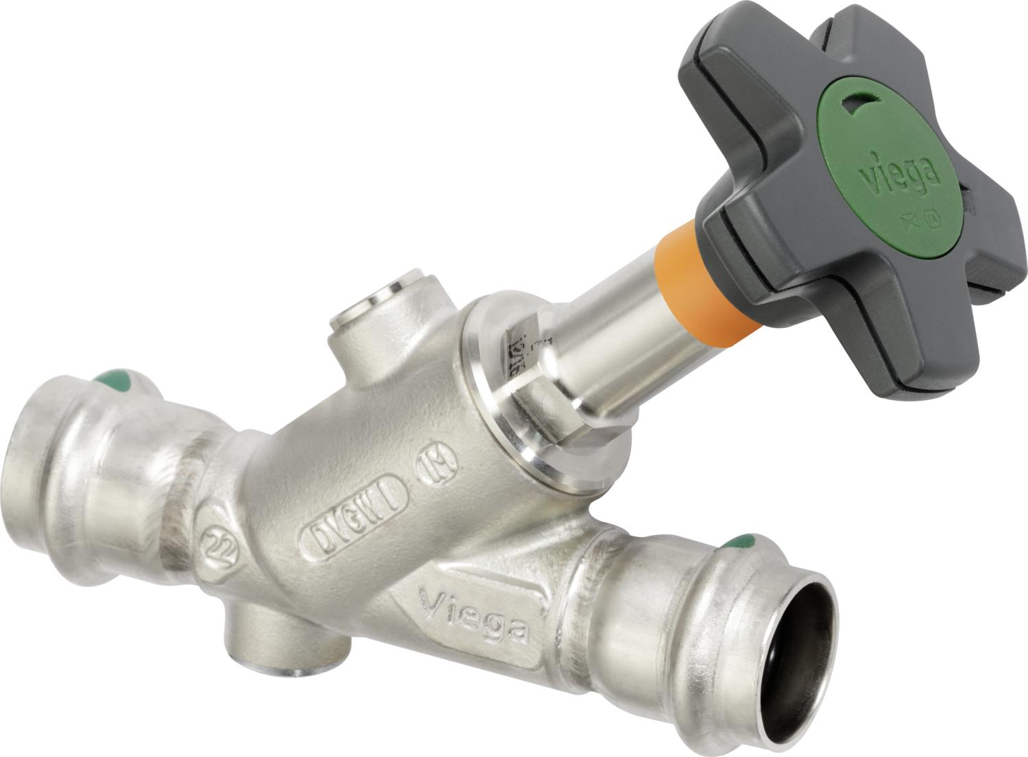 Viega Наклонный вентиль CRV Easytop Inox 2338.5 (757922) 757 922 - Вид №2