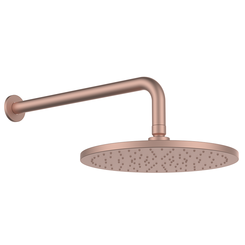 05028706 PREMIUM Тонкий Showerhead + изогнутая рука Розовое GRB MIXERS 