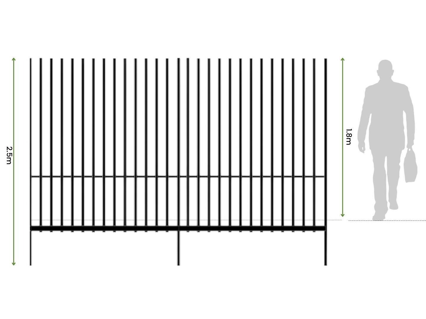 Стальной забор с порошковым покрытием Urbencéa VERTICA ARCH-00137204 - Вид №2