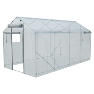 Теплица домик 200x400 см с тентом