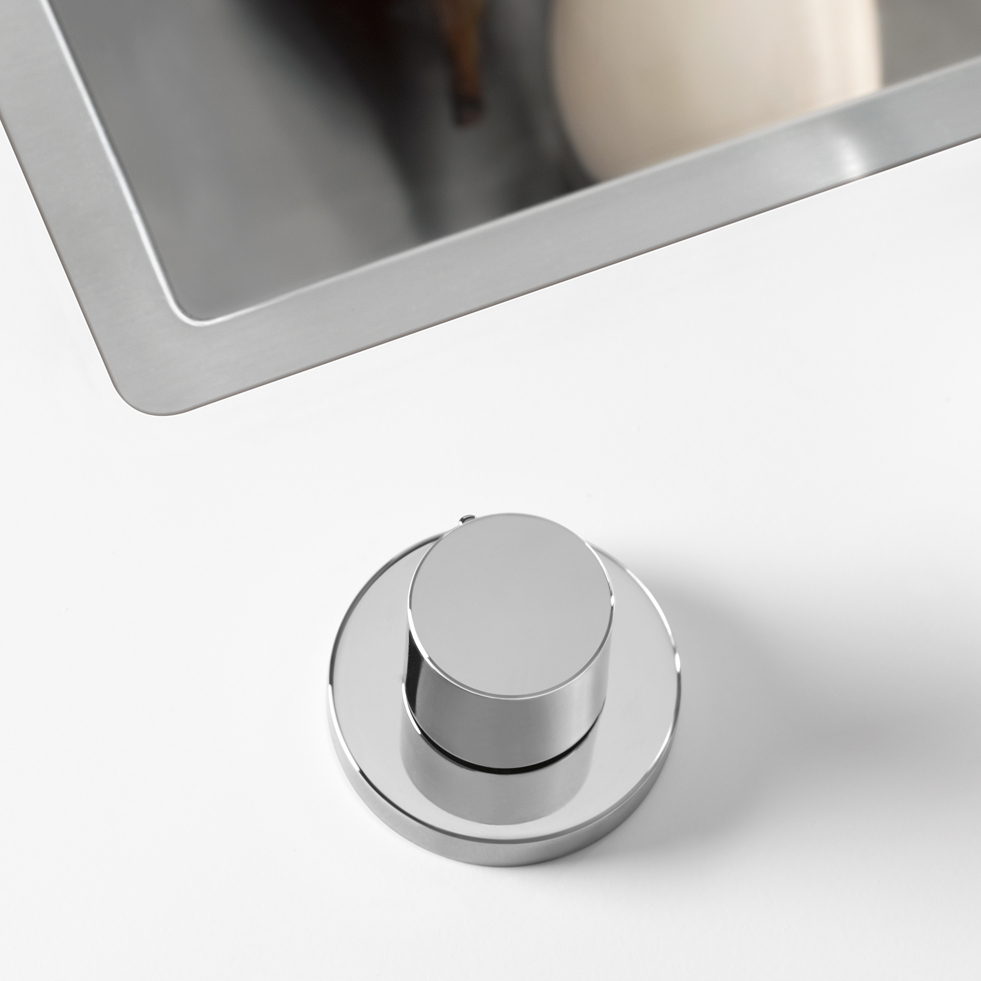 Сетчатый фильтр с ручкой управления - Матовый хром 10710970-93 DornBracht  - Вид №1