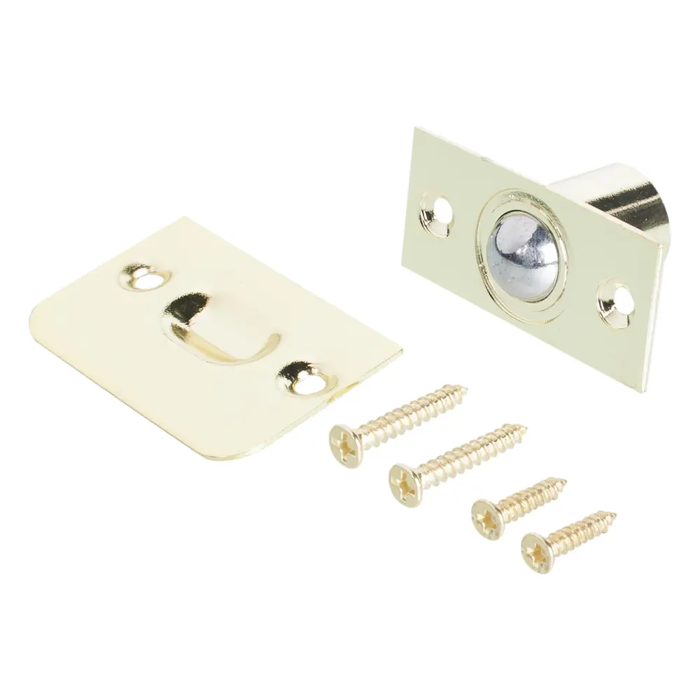 Шариковый фиксатор Apecs R-0001, 21х19 мм, сталь, цвет золото 12264230 STLM-2069372  - Вид №1