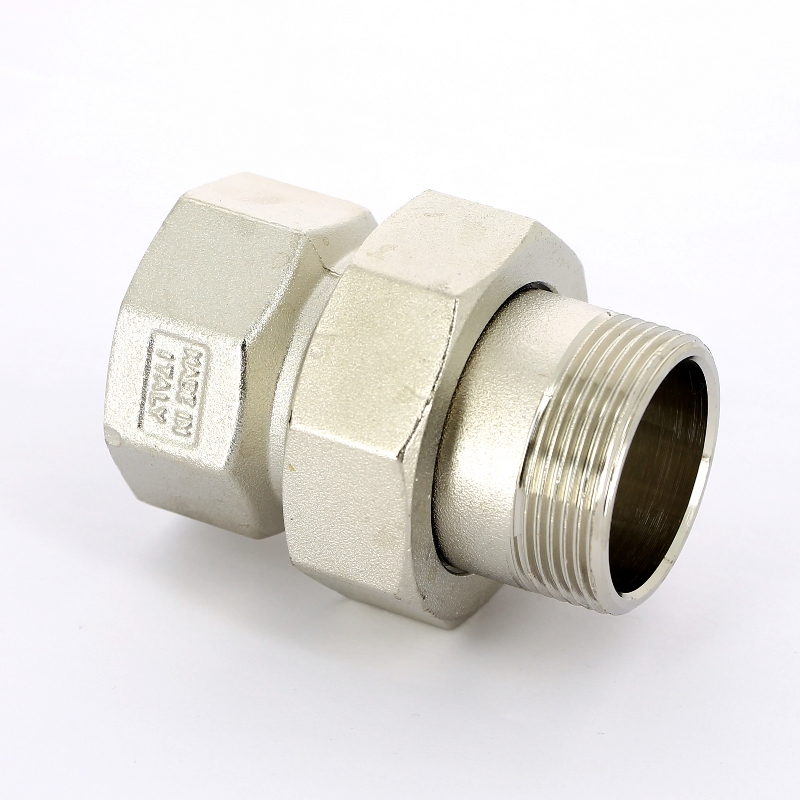 Разъемное соединение НВ с прокладкой O-ring никелированное TIEMME 1"1/2 1500251 - Вид №2