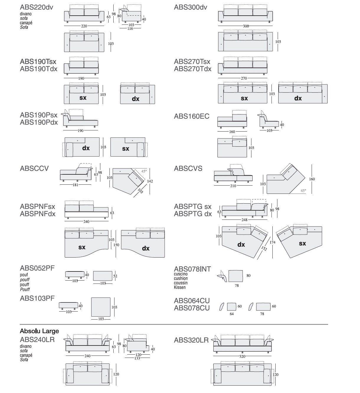 Диван Edra для интерьера ARCH-00032743 - Вид №10
