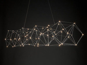 Металлический светодиодный подвесной светильник