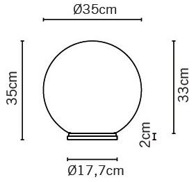 Fabbian Настольная лампа из дутого стекла Lumi sfera sun-id-1458989 - Вид №11