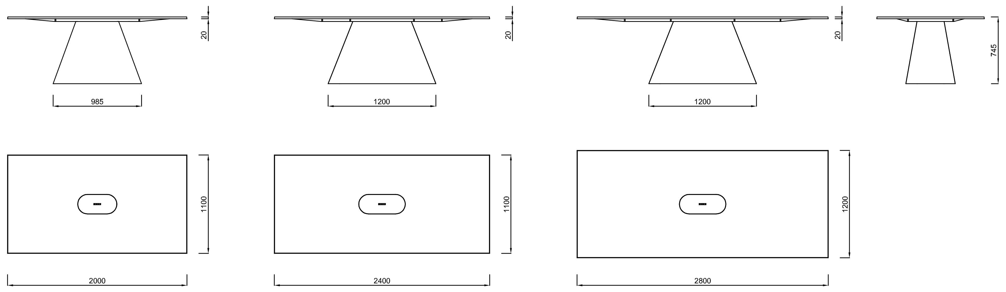Прямоугольный мраморный стол WUDA Pedra ARCH-00077625 - Вид №4