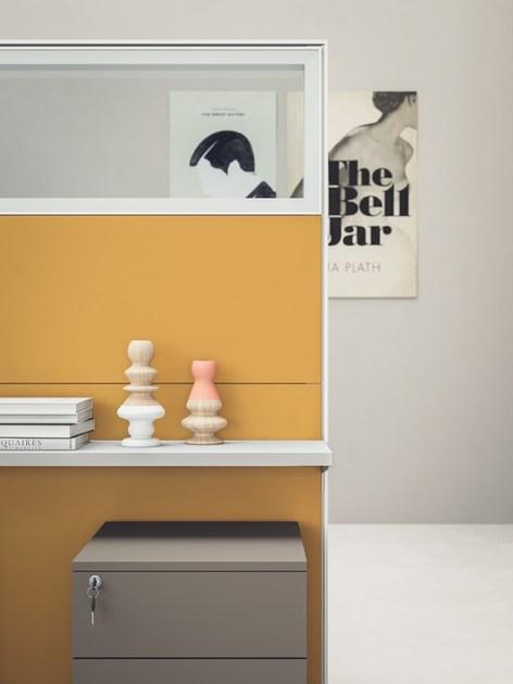 PROF Отдельностоящая модульная офисная перегородка из дерева Openwall sun-id-1512114 - Вид №5