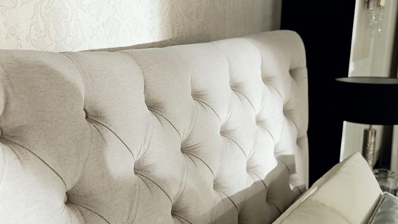 Двуспальная кровать из ткани с капитонным изголовьем OPERA CONTEMPORARY BERENICE ARCH-00143779 - Вид №4