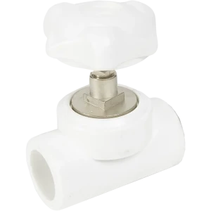 Вентиль запорный РВК PN25 32x32 мм ручка барашек полипропилен