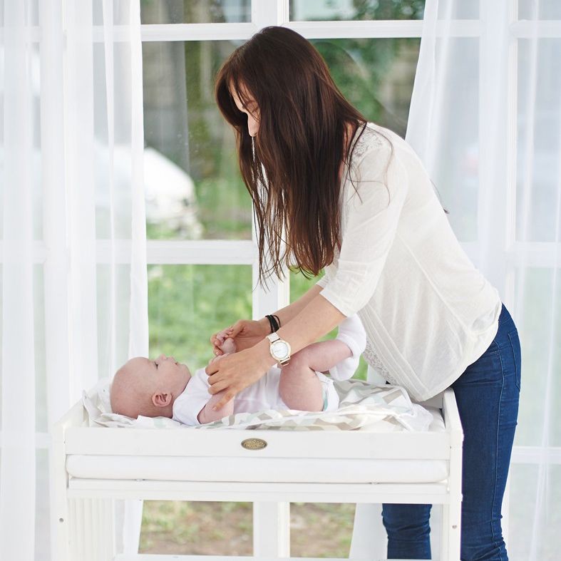 Пеленальный столик белый 2 в 1 ComfortBaby COMFORTBABY  00-3948462 Белый Santreyd  - Вид №1