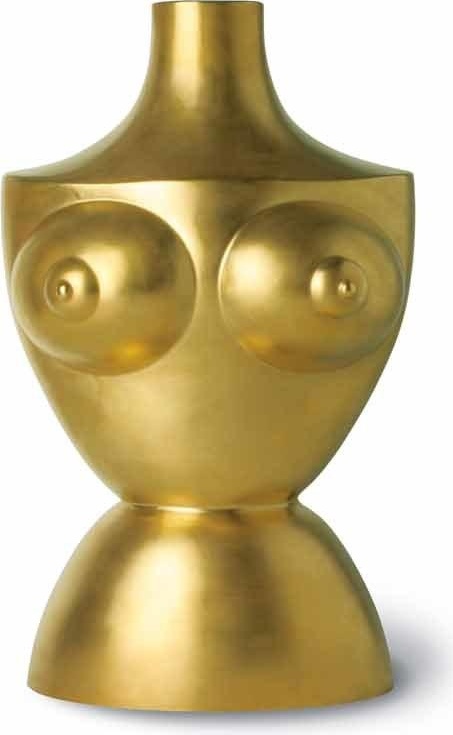 73078 Sieger by Furstenberg Ваза Sieger by Furstenberg "Боди" 45см (золотист.) Фарфор, Керамика 