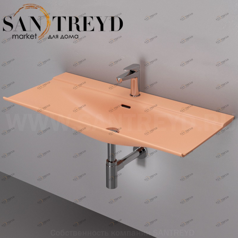 THL00213 Подвесная раковина настенная прямоугольная ArtCeram TheOne