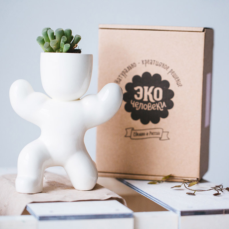 Набор для выращивания eco "Атлет" ЭКОЧЕЛОВЕКИ  254567 Белый  - Вид №6