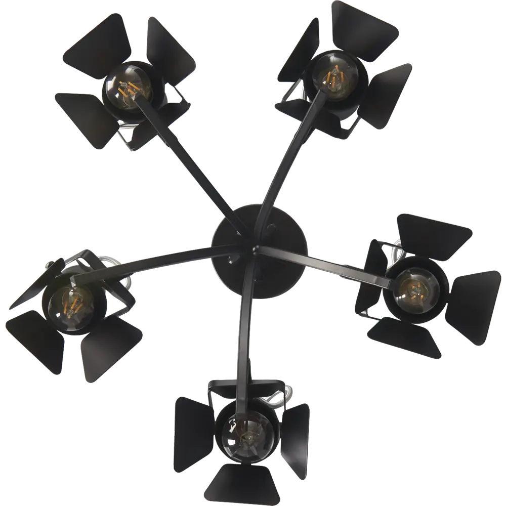 Люстра «Gram» 1270/5, 5хE27х40 Вт, цвет чёрный 81966670 STLM-2066560 JLIGHT  - Вид №1