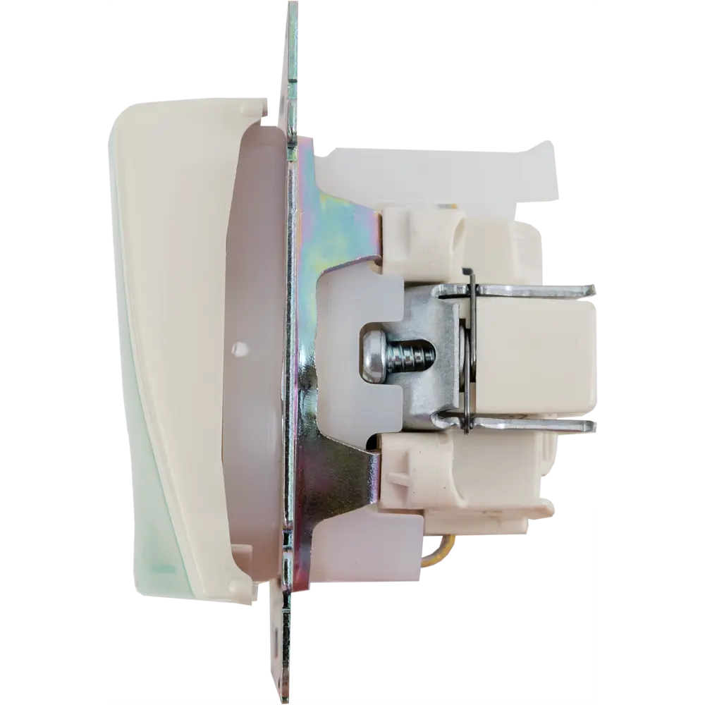 Розетка с заземлением IP44 Legrand Valena со шторками с защитной крышкой 16А 250В винтовые зажимы цвет слоновая кость 82307208 STLM-2034792 - Вид №5