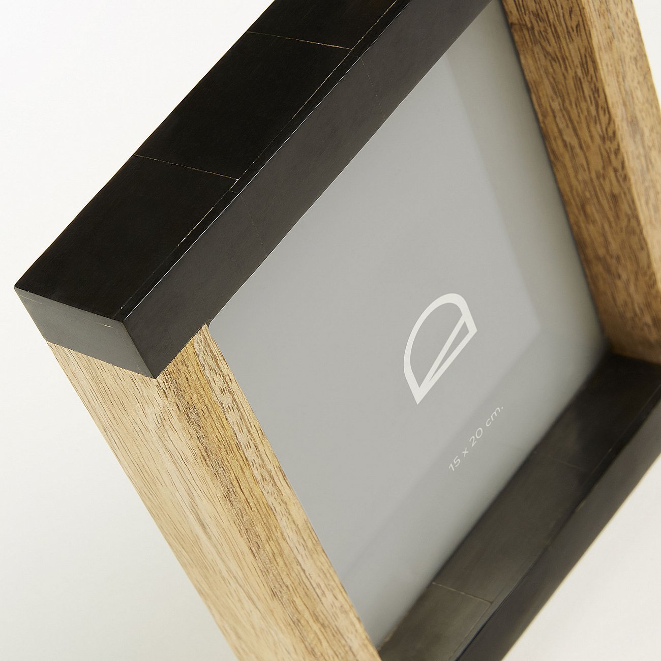 Фоторамка 15x20 см деревянная с черной костью Flap от La Forma LA FORMA  343300 Бежевый;черный  - Вид №1