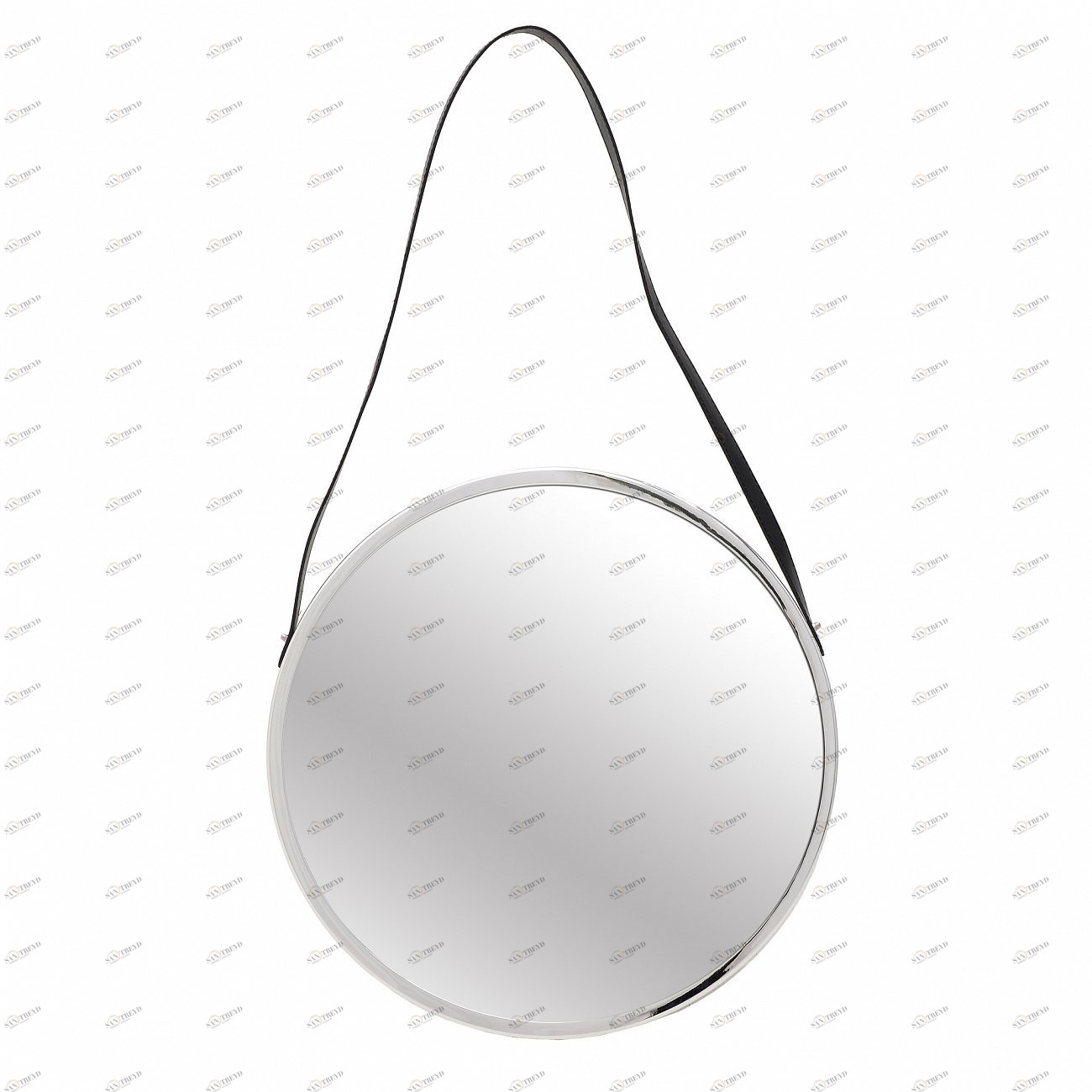 Зеркало на ремне настенное 38 см серебро Fine Vision TO4ROOMS FINE VISION 00-3893934 Серебро 