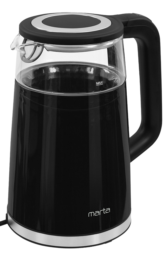 9162161 Электрочайник MARTA MT-KT4647A черный STDN-0092123 - Вид №1