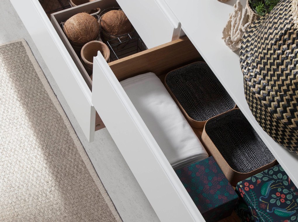 Комод белый с 4 ящиками CP1801-C-Blanco от Angel Cerda ANGEL CERDA ДИЗАЙНЕРСКИЕ 345639 Белый  - Вид №3