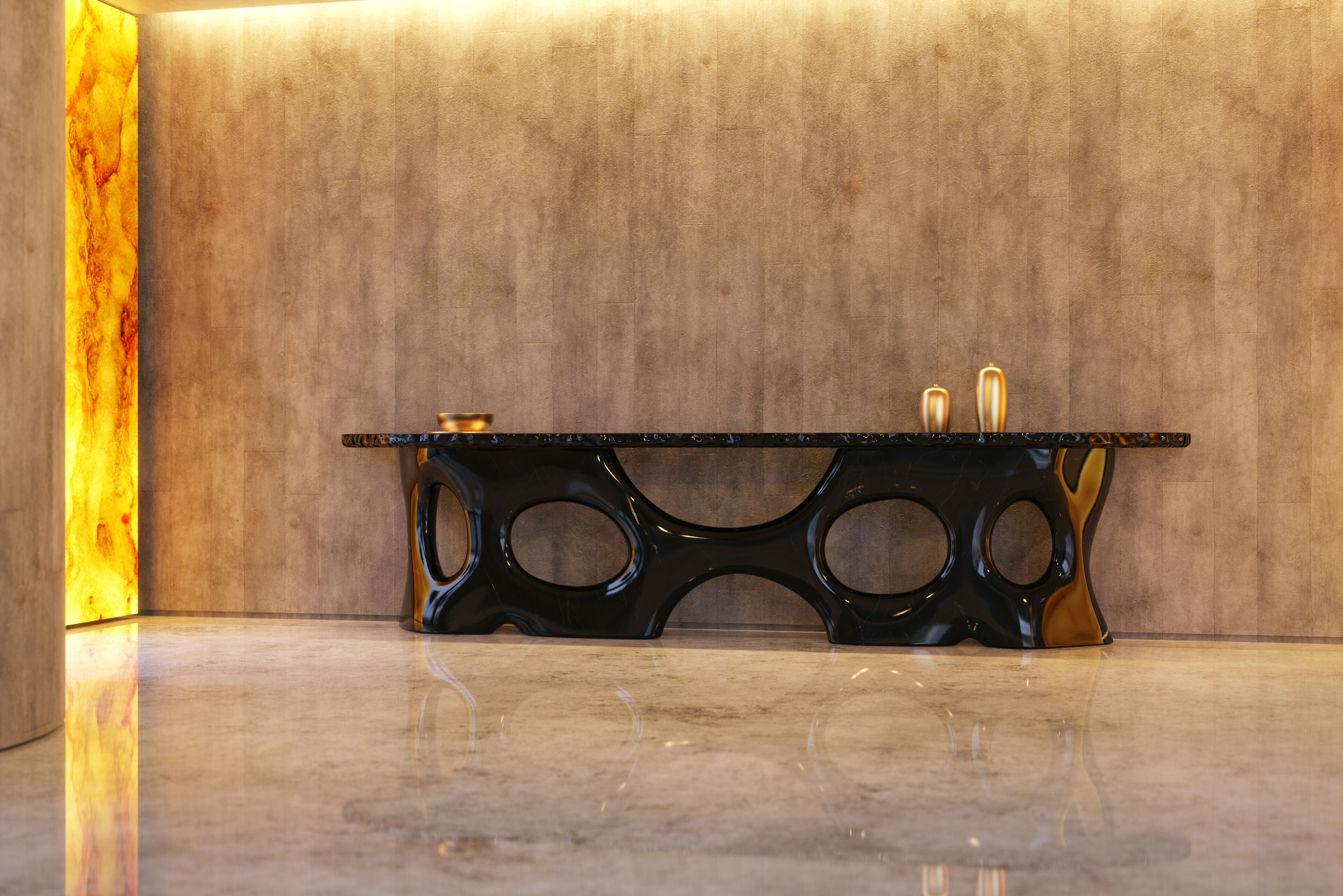 Консоль из стекловолокна с полумесяцем KARPA Cosmic ARCH-00082242 - Вид №5