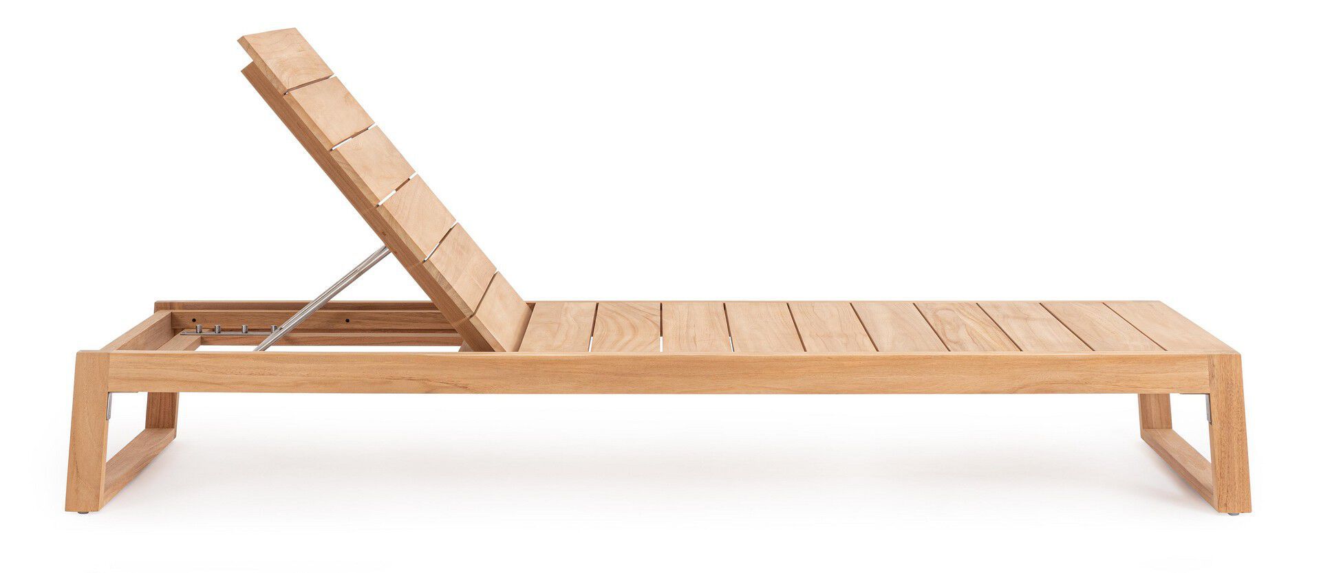 Садовая кровать с откидной спинкой из тикового дерева BIZZOTTO JEREMY ARCH-00131921 - Вид №2