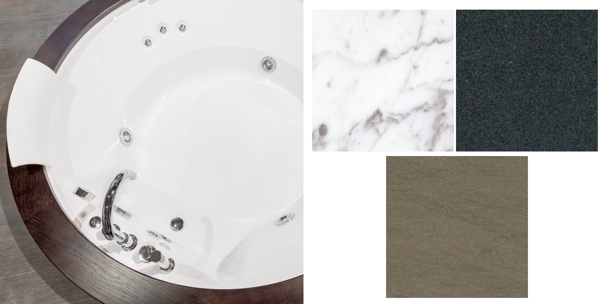 Ванна напольная с гидромассажем "TOP AQS" Nova 9Q43-569A Jacuzzi 9Q43569A - Вид №1