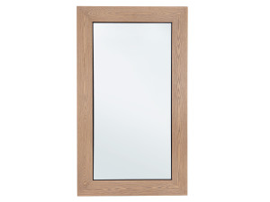 Прямоугольное зеркало из ясеня с рамкой