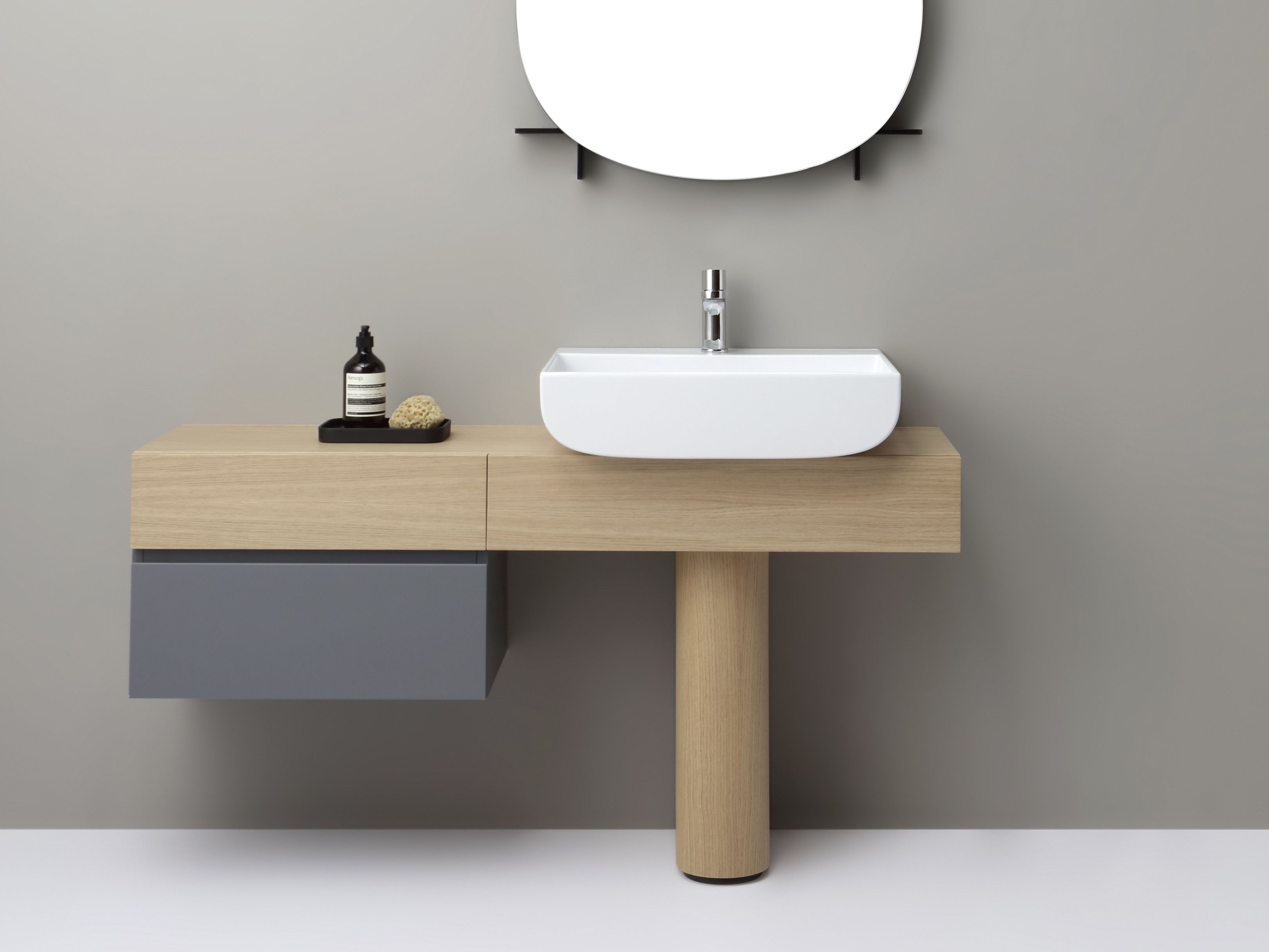 Деревянный умывальник с ящиками Azzurra Ceramica Charlotte ARCH-00117510 - Вид №3