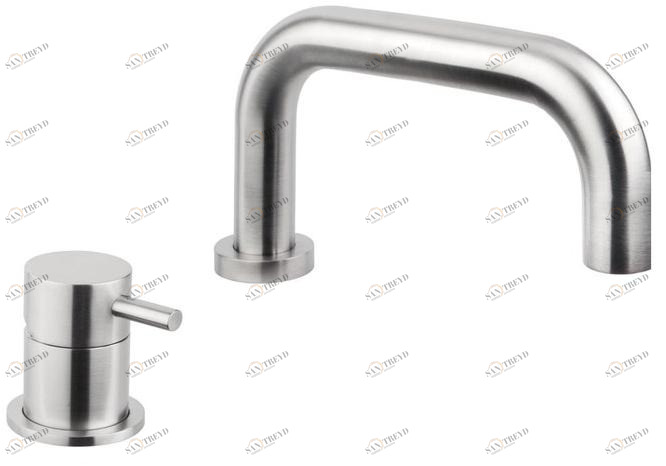 MINA Комплект для ванны из нержавеющей стали с ручным душем Stiriana 6580