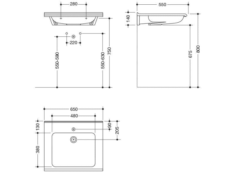 950.13.201 Тумба под умывальник, модульная HEWI USA Produkte  - Вид №5