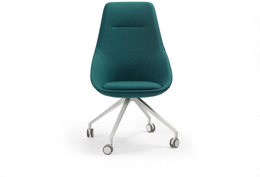 Offecct Стул с обивкой из ткани на колесиках Ezy sun-id-1428495 - Вид №1