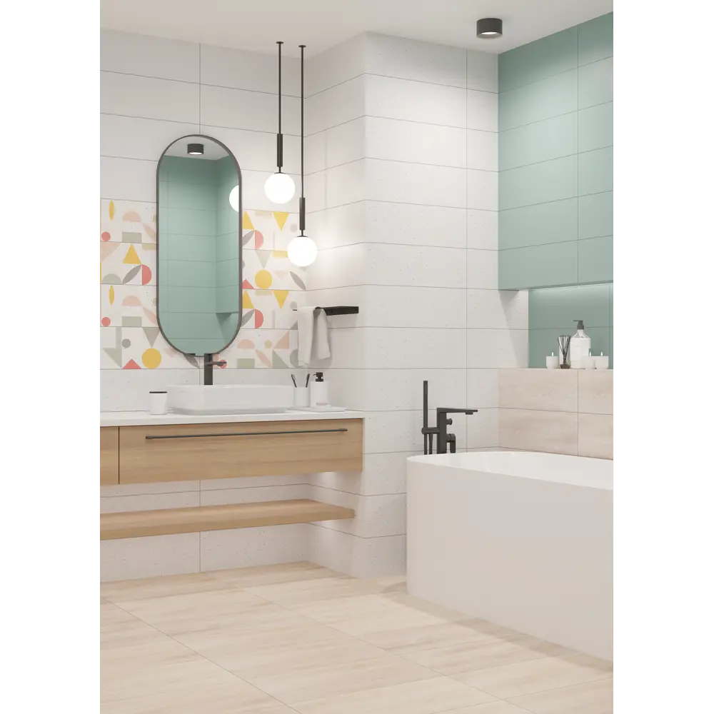 Плитка настенная LB Ceramics Юген Линдберг 20x60 см 0.84 м² матовая цвет зеленый 87023031 STLM-2162538 - Вид №4