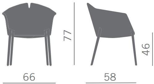 Kastel Кожаное кресло с подлокотниками Kuad sun-id-1412334 - Вид №1