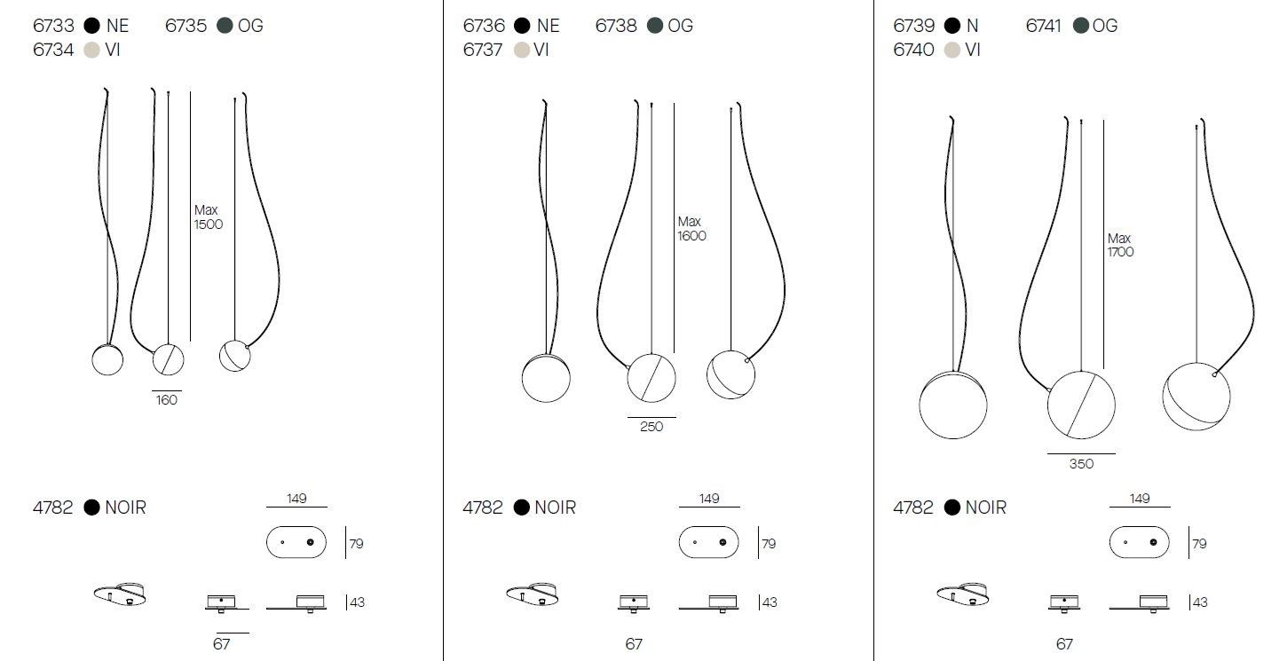 Стальной светодиодный подвесной светильник Milan Iluminacion Half ARCH-00112100 - Вид №19