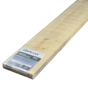 Деревянная панель 8х196x1450 мм хвоя сорт AB с фаской угла 5 шт.