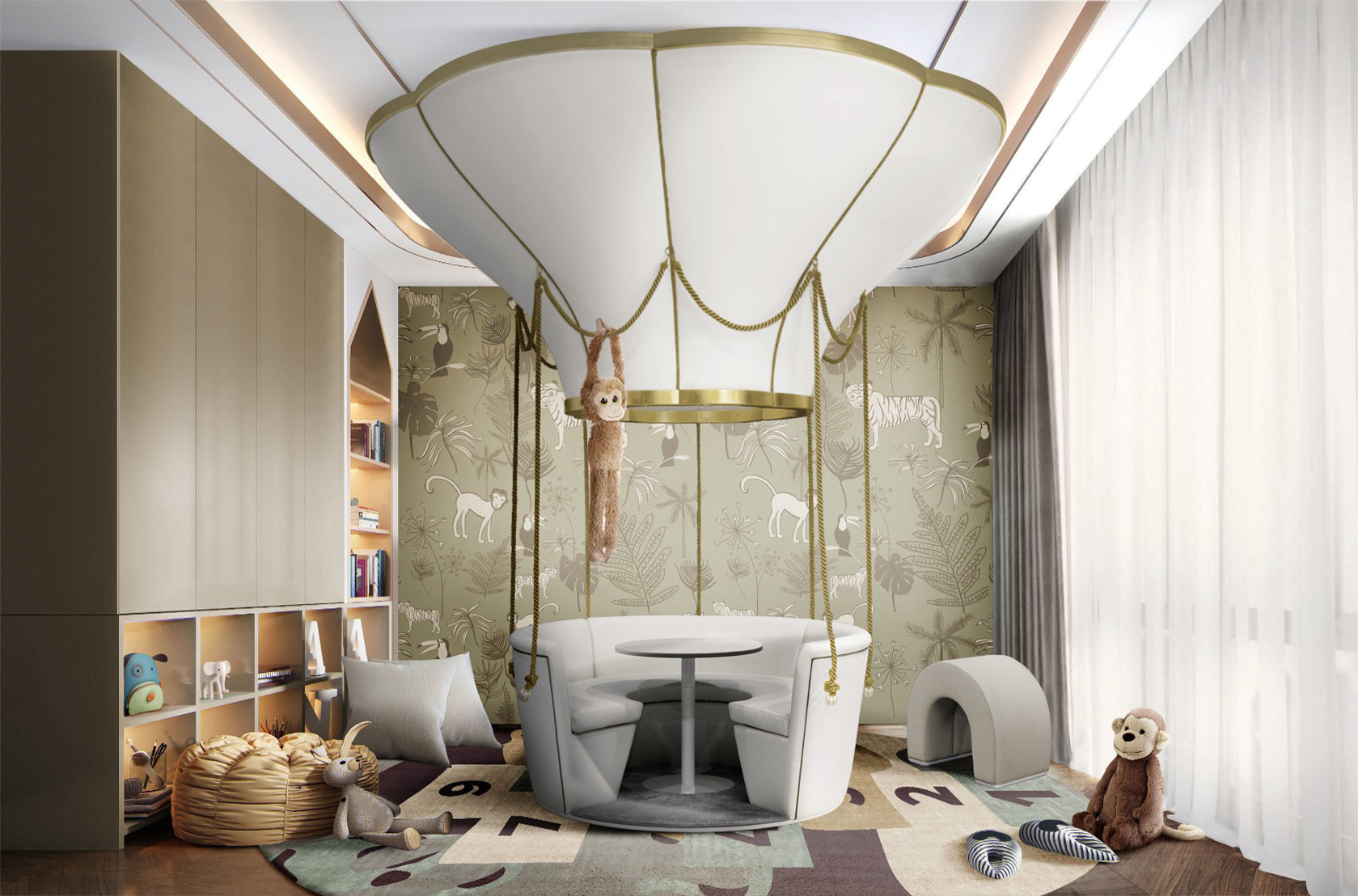 CIST708 Детские пуфики Пузыристый цикл Circu  - Вид №13