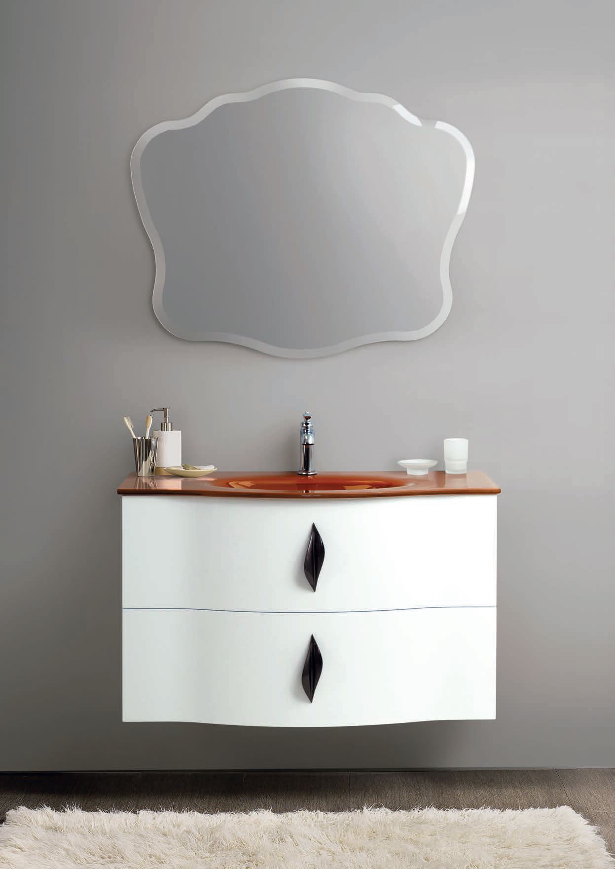 Мебель для ванной CEZARES PETALO-800-2C-SO-BL-P  - Вид №1