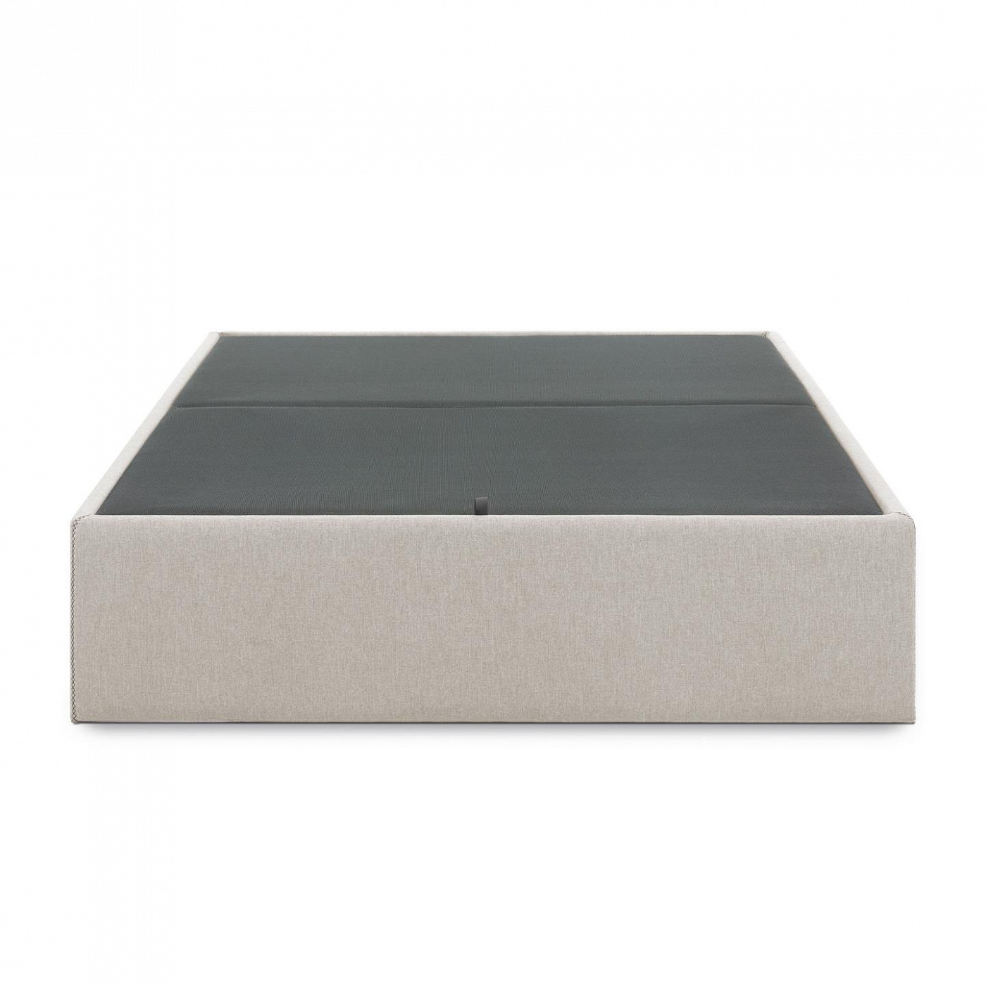 062852 Кровать c ящиком для хранения 160x200 бежевая La Forma Matters  - Вид №1