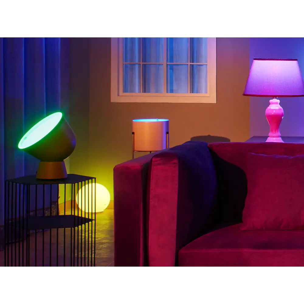 Лампа умная светодиодная Yeelight YLDP13YL E27 220 В 8.5 Вт груша матовая 800 лм, изменяемый цвет света RGB, для диммера STLM-2198268 - Вид №4