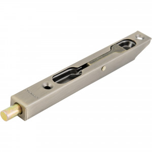 84792293 Шпингалет торцевой левый 140x12x12 мм сталь цвет бронза