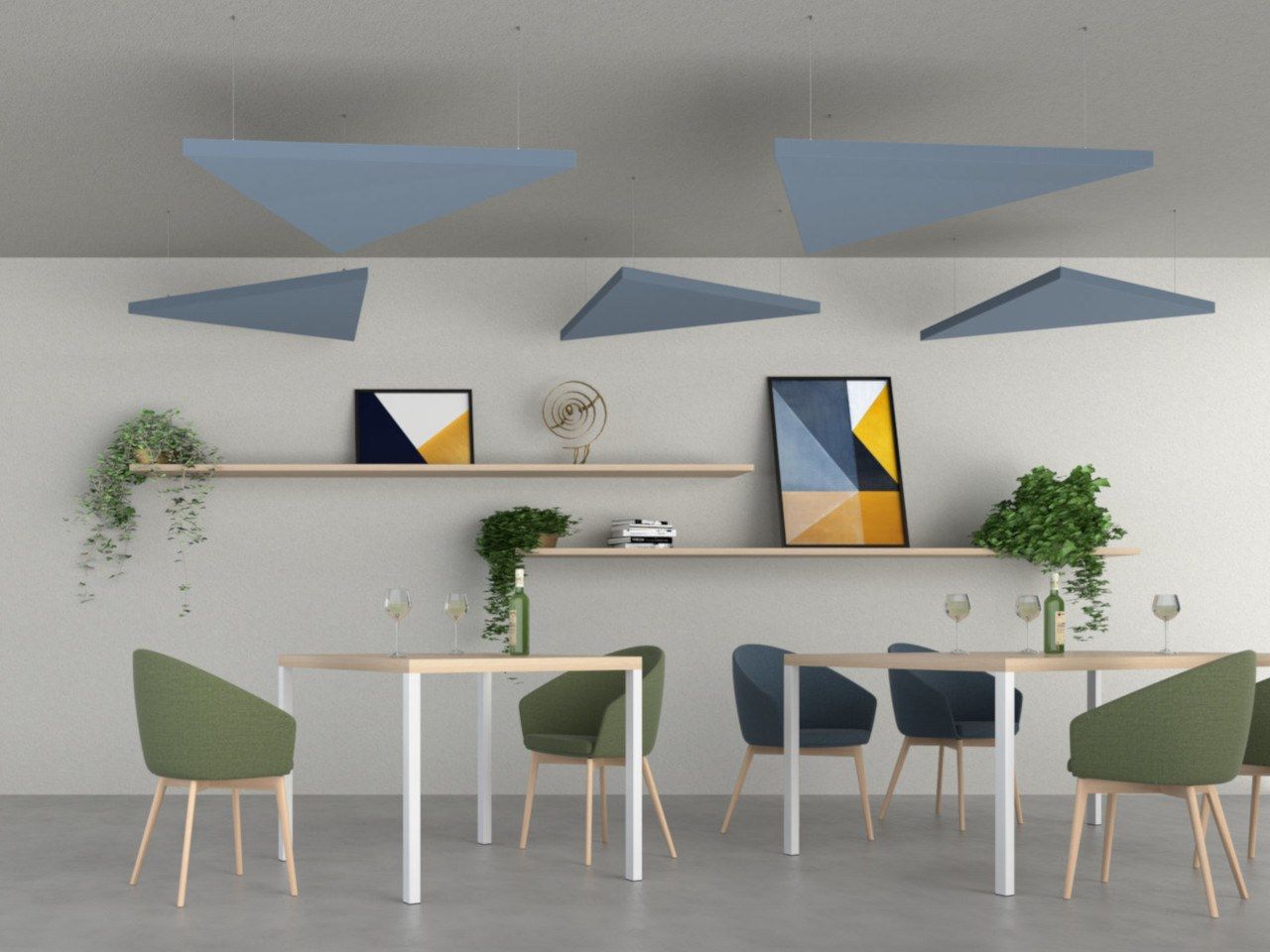 Подвесная акустическая панель / подвесной светильник Caruso Acoustic SAIL ARCH-00075510